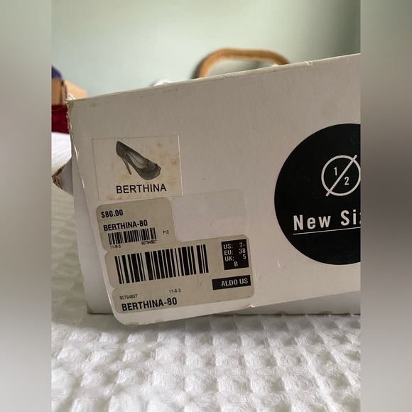 ALDO Berthina Silver Sequins Heels - Picture 4 of 6